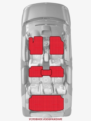 ЭВА коврики «Queen Lux» комплект для Toyota Aurion