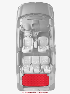 ЭВА коврики «Queen Lux» багажник для Chevrolet Rezzo
